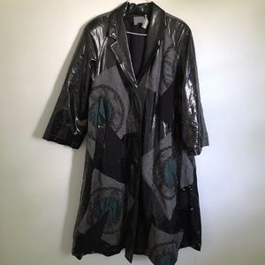 KOOS maxi length rain jacket, vintage piece,M